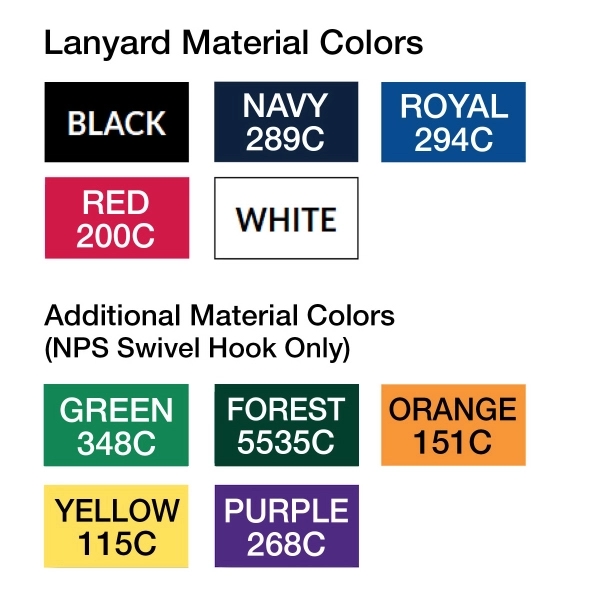 Custom silkscreen lanyards in 5-Days! Great selection of material and imprint... from ASI 79898 Promovision / PROMOVISION