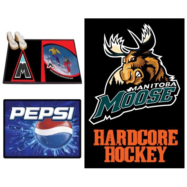 Floor mat made of 11oz felt top with durgan rubber backing... from ASI 76797 Pelican Graphics / Pelican Lures