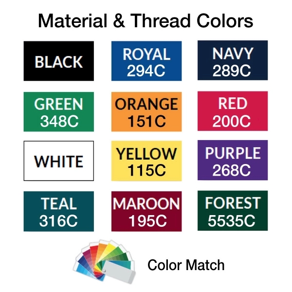 Unique lanyards made with TWO material & thread colors. Custom design... from ASI 79898 Promovision / PROMOVISION