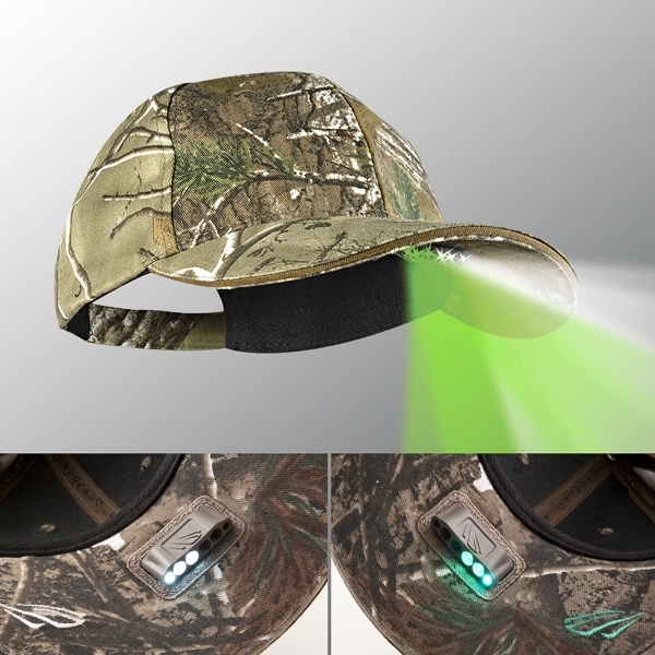 Structured night vision cap with  2 green and 2 white... from ASI 75825 Panther Vision
