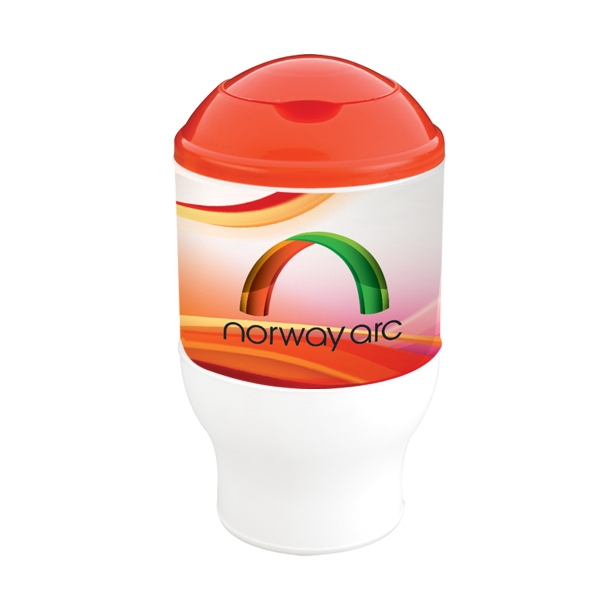 Wet Wipe Container Cup. Contains 60 Wipes.  Meets FDA Requirements.... from ASI 61125 Hit Promotional Products