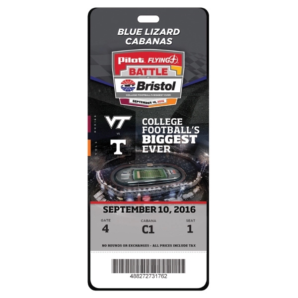 Large badge. 3" x 7"... from ASI 75629 PSI Plastic Graphics / PSI