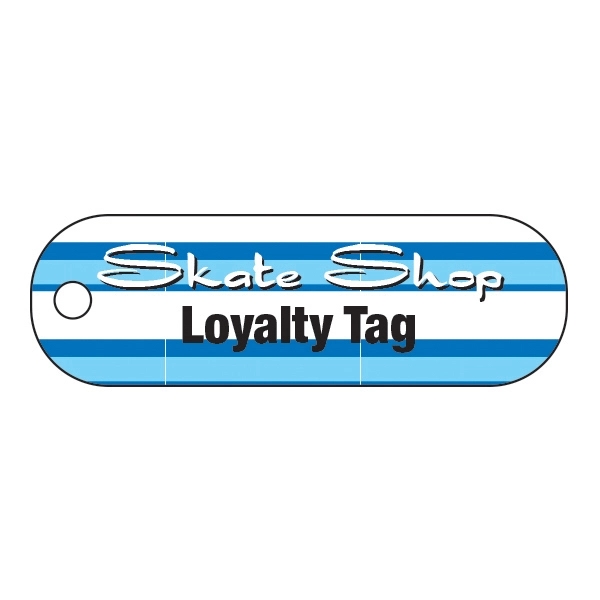 Long Oval Key Tag... from ASI 75629 PSI Plastic Graphics / PSI