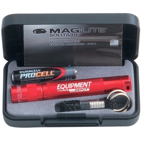 3 1/4" x 1/2" flashlight with AAA alkaline battery and nylon... from ASI 61966 HPG / Beacon Promotions