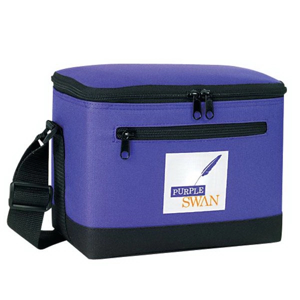 Deluxe 6-pack cooler with insulated, heat sealed main compartment, open mesh... from ASI 46420 Continental Mkting Svc Inc / CMBags