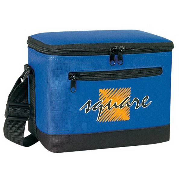 Deluxe 6-pack cooler with insulated, heat sealed main compartment, open mesh... from ASI 46420 Continental Mkting Svc Inc / CMBags