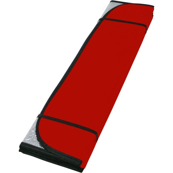 Reflective accordion fold sun shade with hi tech insulated material. Super... from ASI 37586 Auto-Sun-shade/Intertek
