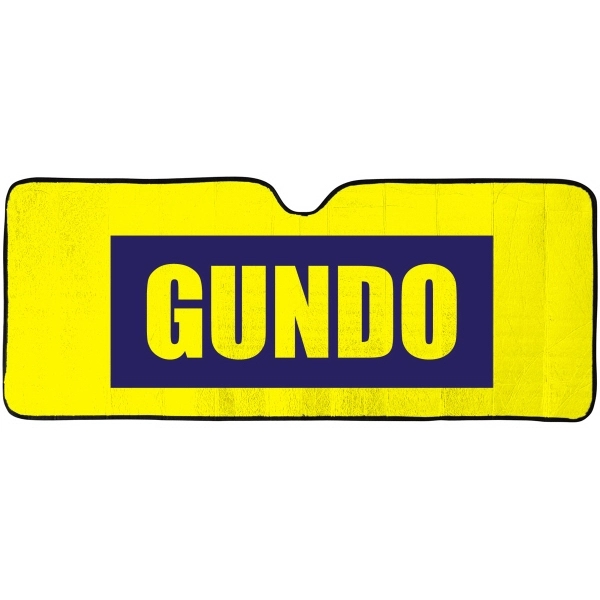 Reflective accordion fold sun shade with hi tech insulated material. Bright... from ASI 37586 Auto-Sun-shade/Intertek