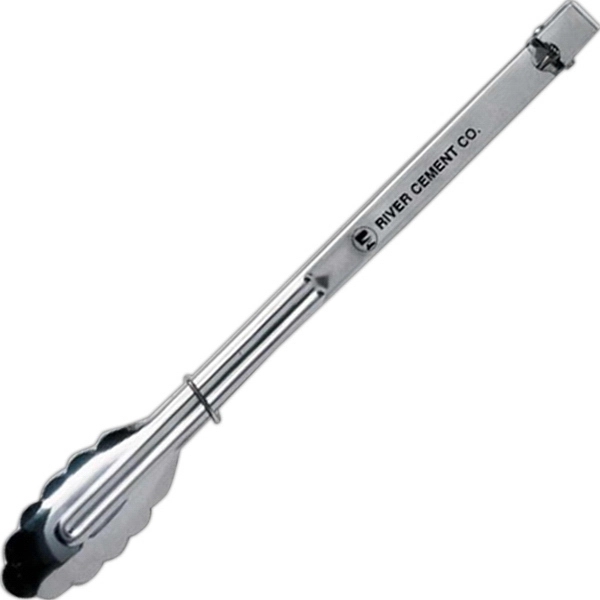 12" tongs made of stainless steel material that feature a locking... from ASI 38120 Ball Pro / Diversified Quality Kitchenware