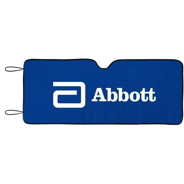 Reflective accordion fold sun shade with hi tech insulated material. Deep... from ASI 37586 Auto-Sun-shade/Intertek