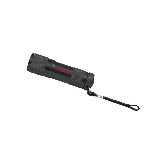 Metal flashlight with nine bright white LED bulbs and a 3"... from ASI 90859 Tempo Industries Inc / Tempoline