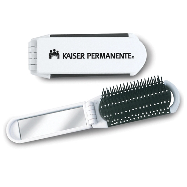 5 1/4" x 1 3/4" folding hairbrush mirror.... from ASI 90859 Tempo Industries Inc / Tempoline