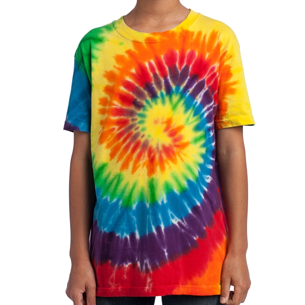 5.4 oz. youth tie-dye t-shirt made from 100% cotton, CPSIA tracking... from ASI 61125 Hit Promotional Products