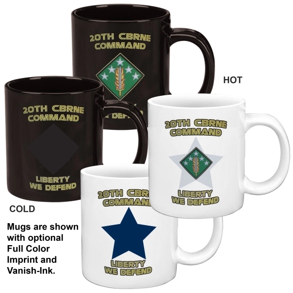 19oz Vanish Ink Monster Mug, spot color... from ASI 80093 Pyrographics / Pyrographics Line