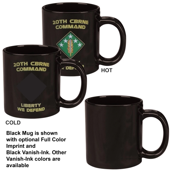 19oz Vanish Ink Monster Mug, spot color... from ASI 80093 Pyrographics / Pyrographics Line