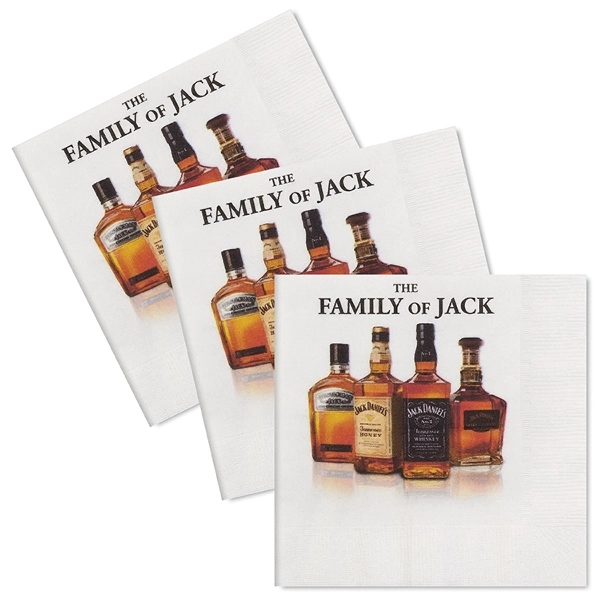 2-Ply, White, Digital Full Color Facial-grade Beverage Napkin... from ASI 31490 Admatch Corporation / Admatch-Regal