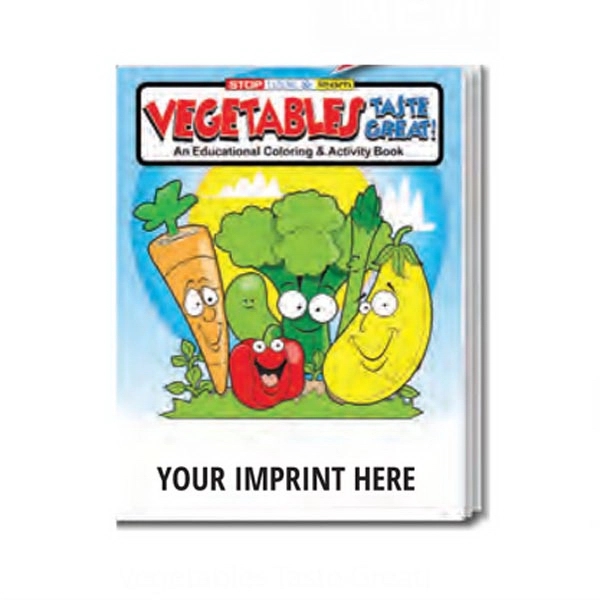 Vegetables Taste Great! Coloring Book... from ASI 45815 Coloring Book Solutions