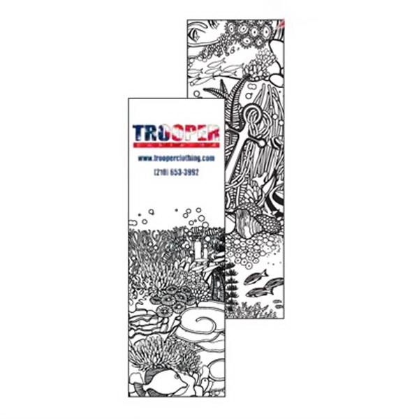 Oceans coloring bookmarks.... from ASI 45815 Coloring Book Solutions / Coloring Book Solutions™ LivRite