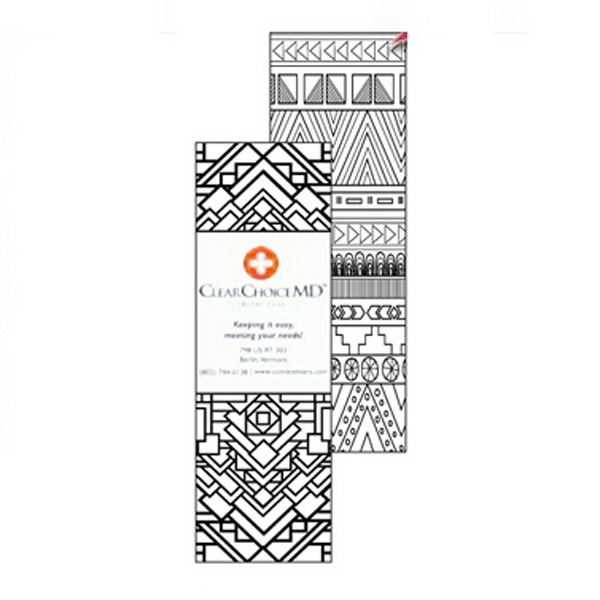 Patterns coloring bookmarks.... from ASI 45815 Coloring Book Solutions / Coloring Book Solutions™ LivRite