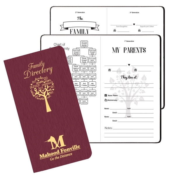 Family directory with shimmer cover.... from ASI 76575 Payne Publishers Inc