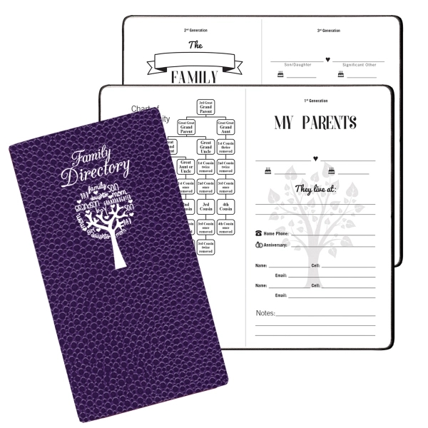 Family directory with cobblestone cover.... from ASI 76575 Payne Publishers Inc