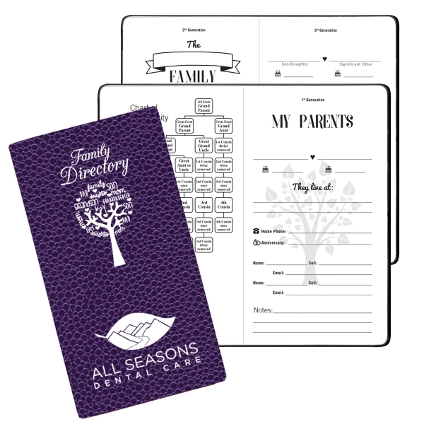 Family directory with cobblestone cover.... from ASI 76575 Payne Publishers Inc