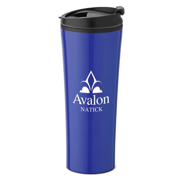 16 oz. double wall insulated tumbler with snap-top lid.... from ASI 88060 Snugz/USA Inc / Sweda®