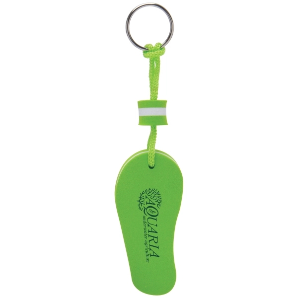 EVA foam floating key tag with flip-flop design; available in varied... from ASI 62190 Illini