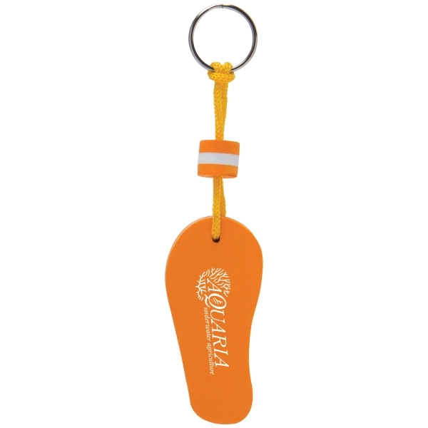 EVA foam floating key tag with flip-flop design; available in varied... from ASI 62190 Illini