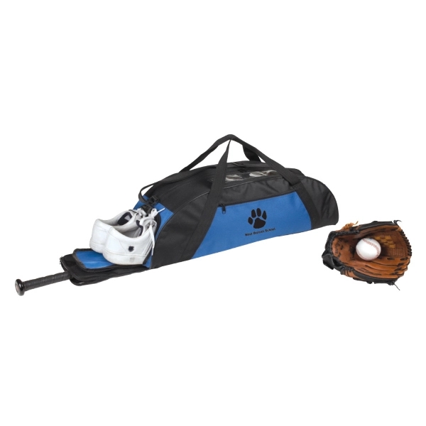 Baseball duffel bag with compartment for bats and shoes... from ASI 34800 Alstar Creations / Alstar Line