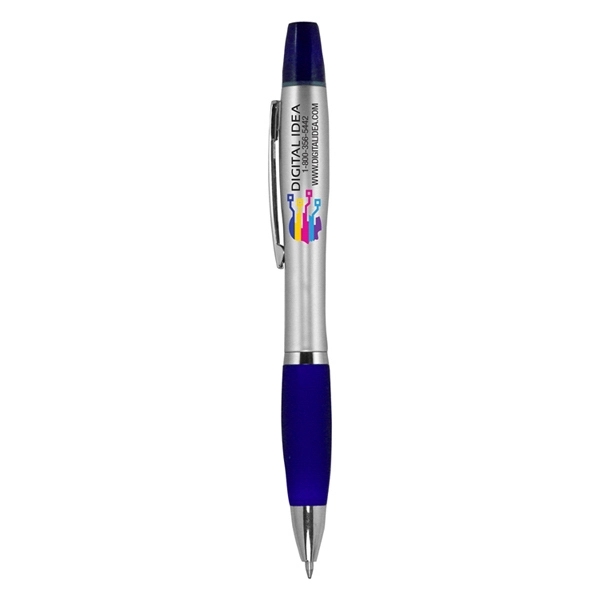 2-in-1 writing instrument that features a black ink pen and highlighter.... from ASI 62660 Innovation Line