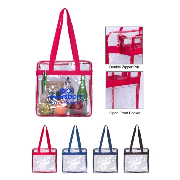 Clear stadium bag. Its size complies with the new NFL stadium... from ASI 41511 Brainchild USA Inc / BrainChild Gift Club