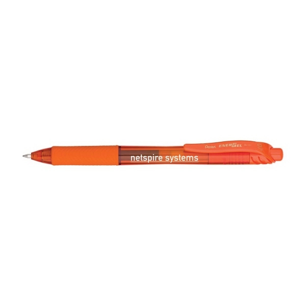 EnerGelX Retractable Liquid Gel Ink Pen w/translucent plastic barrel in 8... from ASI 77240 Pentel Of America LTD / Pentel®