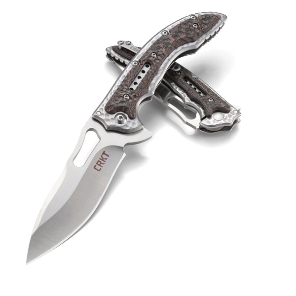 Fossil™ Compact Frame Lock Pocket Knife - Designed by Flavio Ikoma... from ASI 45993 Columbia River Knife & Tool / CRKT