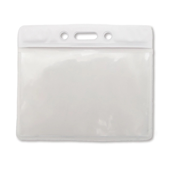 Color-coded vinyl badge holders help you to quickly identify employees or... from ASI 79898 Promovision / PROMOVISION