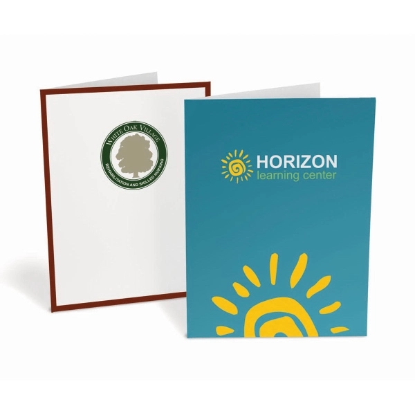 Presentation Folders, 9" x 12" w/3 color ink. Full coverage on... from ASI 95280 Warwick Publishing Co / Warwick Folders Made Easy