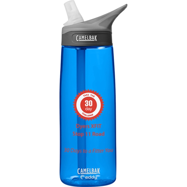 CamelBak® eddy® water bottle in twelve available colors with .75 liter... from ASI 34330 ZZ MERGED - Allen Company/The