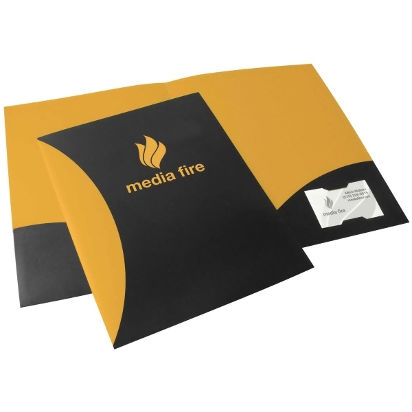 9" x 12" Presentation Folders, outside curve color matches inside color,... from ASI 95280 Warwick Publishing Co / Warwick Folders Made Easy