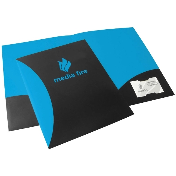 9" x 12" Presentation Folders, outside curve color matches inside color,... from ASI 95280 Warwick Publishing Co / Warwick Folders Made Easy