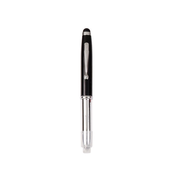 Aluminum pen with a 3-in-1 design lets you write, light and... from ASI 74741 NVS Promo Designs, Inc. / NVS Promo