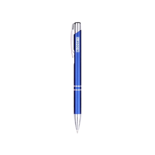 Refillable ballpoint with chrome clip... from ASI 74741 NVS Promo Designs, Inc. / NVS Promo