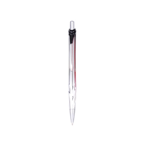 Two-toned retractable pen with contoured grip... from ASI 74741 NVS Promo Designs, Inc. / NVS Promo