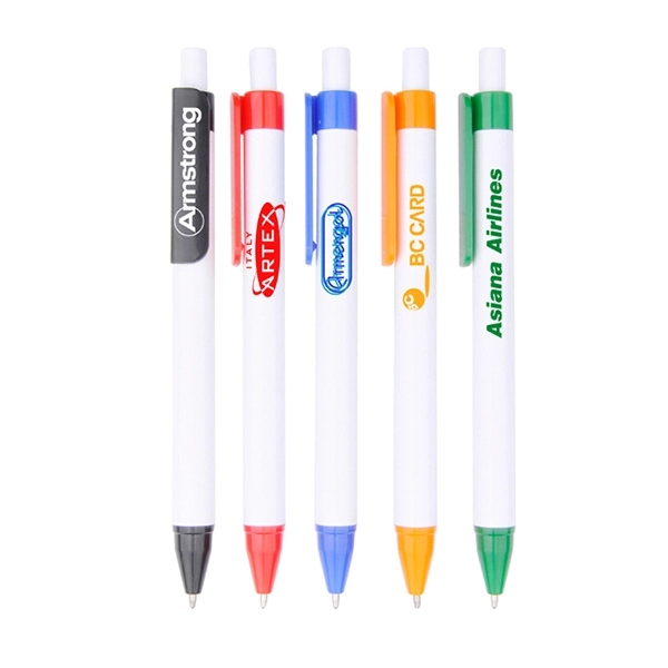 Thick-barreled design with a wide clip to easily mark your place... from ASI 74741 NVS Promo Designs, Inc. / NVS Promo