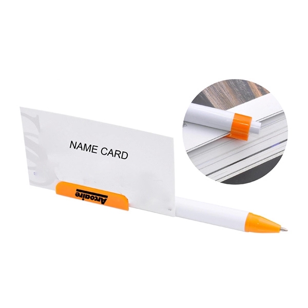 Thick-barreled design with a wide clip to easily mark your place... from ASI 74741 NVS Promo Designs, Inc. / NVS Promo