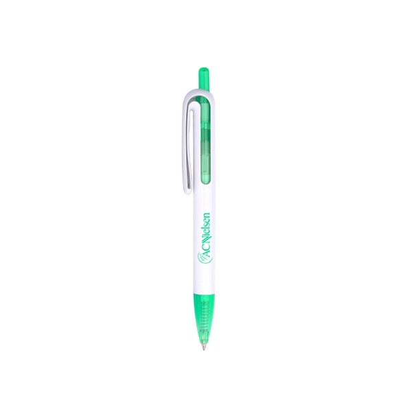 Great logo space on this pen makes for a great brand... from ASI 74741 NVS Promo Designs, Inc. / NVS Promo