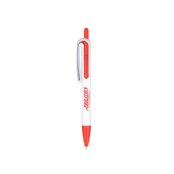 Great logo space on this pen makes for a great brand... from ASI 74741 NVS Promo Designs, Inc. / NVS Promo