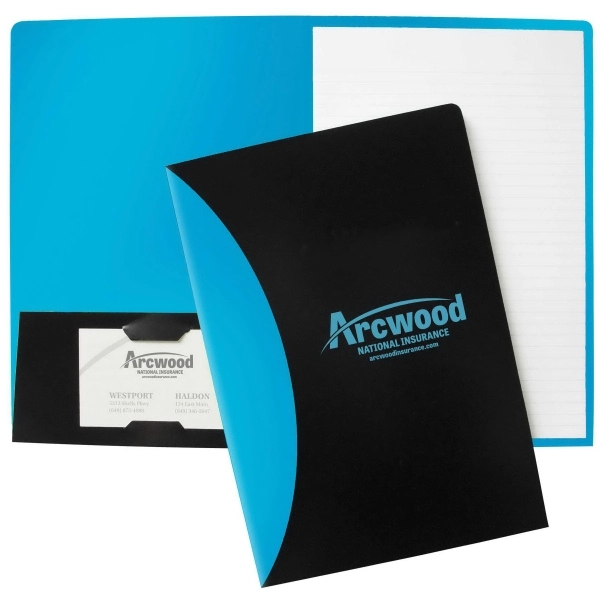 9 1/2" x 11 3/4" Foil Stamped Mini Splash Padfolio with... from ASI 95280 Warwick Publishing Co / Warwick