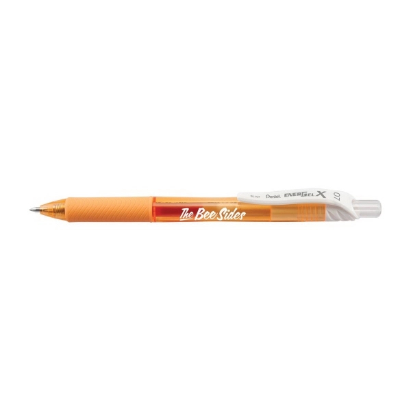 EnerGel X Roller Gel Ink Pen w/pastel color barrels and matching... from ASI 77240 Pentel Of America LTD / Pentel®