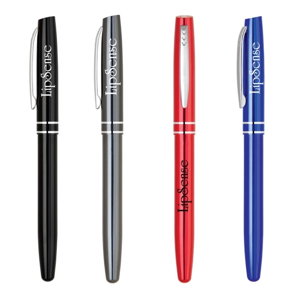 Aluminum cap off rollerball pen... from ASI 40544 Binaco / Binaline