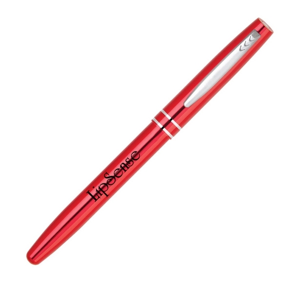 Aluminum cap off rollerball pen... from ASI 40544 Binaco / Binaline